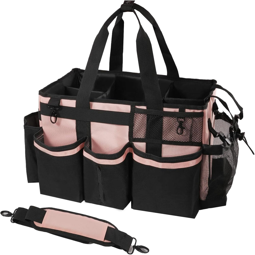 SCAVATA Wearable Cleaning Caddy, Cleaning Caddy Supplies Organizer with Handl...