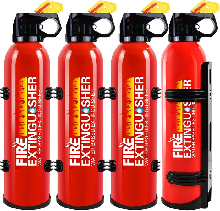 Upgrade Fire Extinguisher for Home, 4Pack Car Fire Extinguishers with Mount,