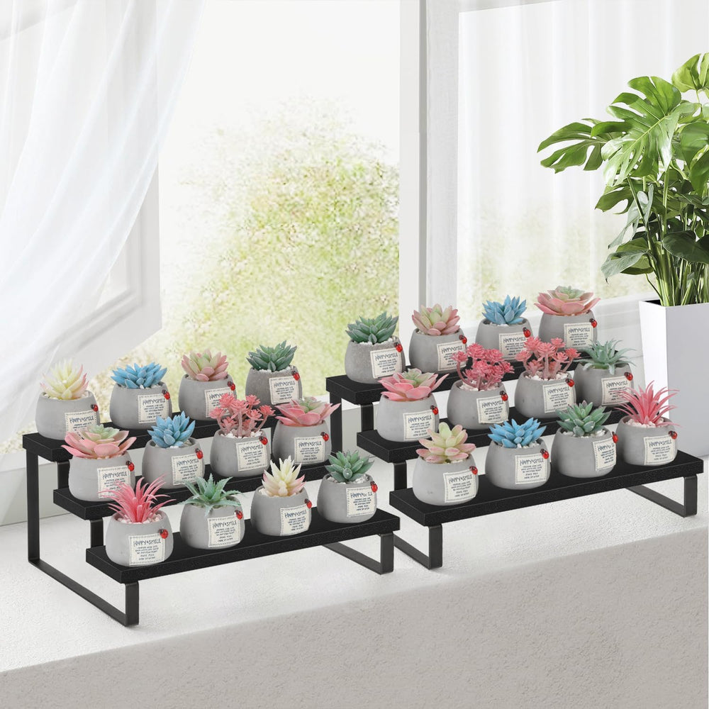YINMIT Wooden Display Riser Stand, Tiered Perfume and Cologne Organizer Stand...