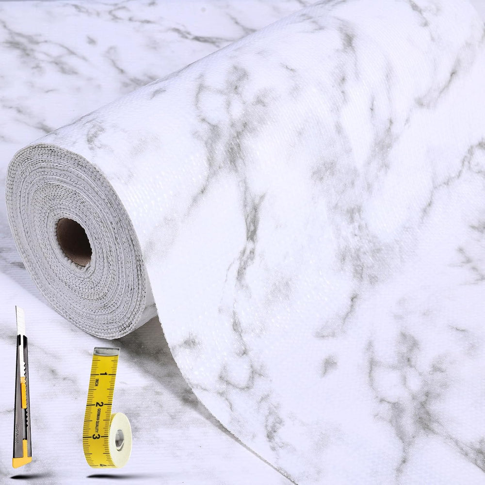 Shelf Liners for Kitchen Cabinets 17.3in x 20FT, Non Adhesive Drawer Liner