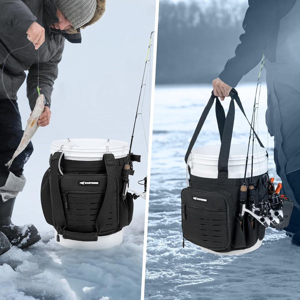 KastKing Karryall Fishing Bucket Organizer for 5 Gallon Bucket, Fishing Bag