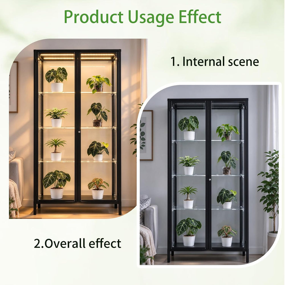 3-Pack 8mm Acrylic Shelves Compatible with IKEA MILSBO Greenhouse Cabinet