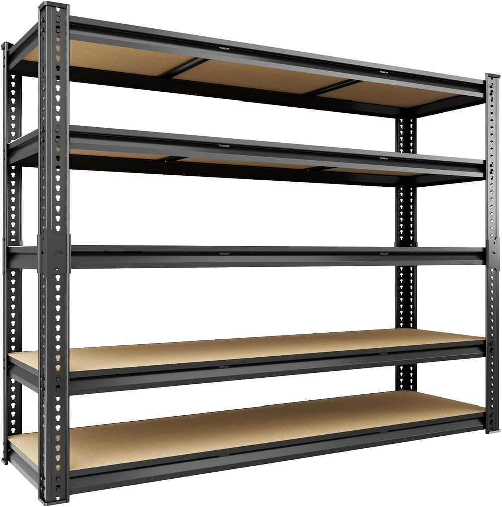 5-Tier Heavy Duty Metal Storage Rack, 48" W x 24" D x 72" H
