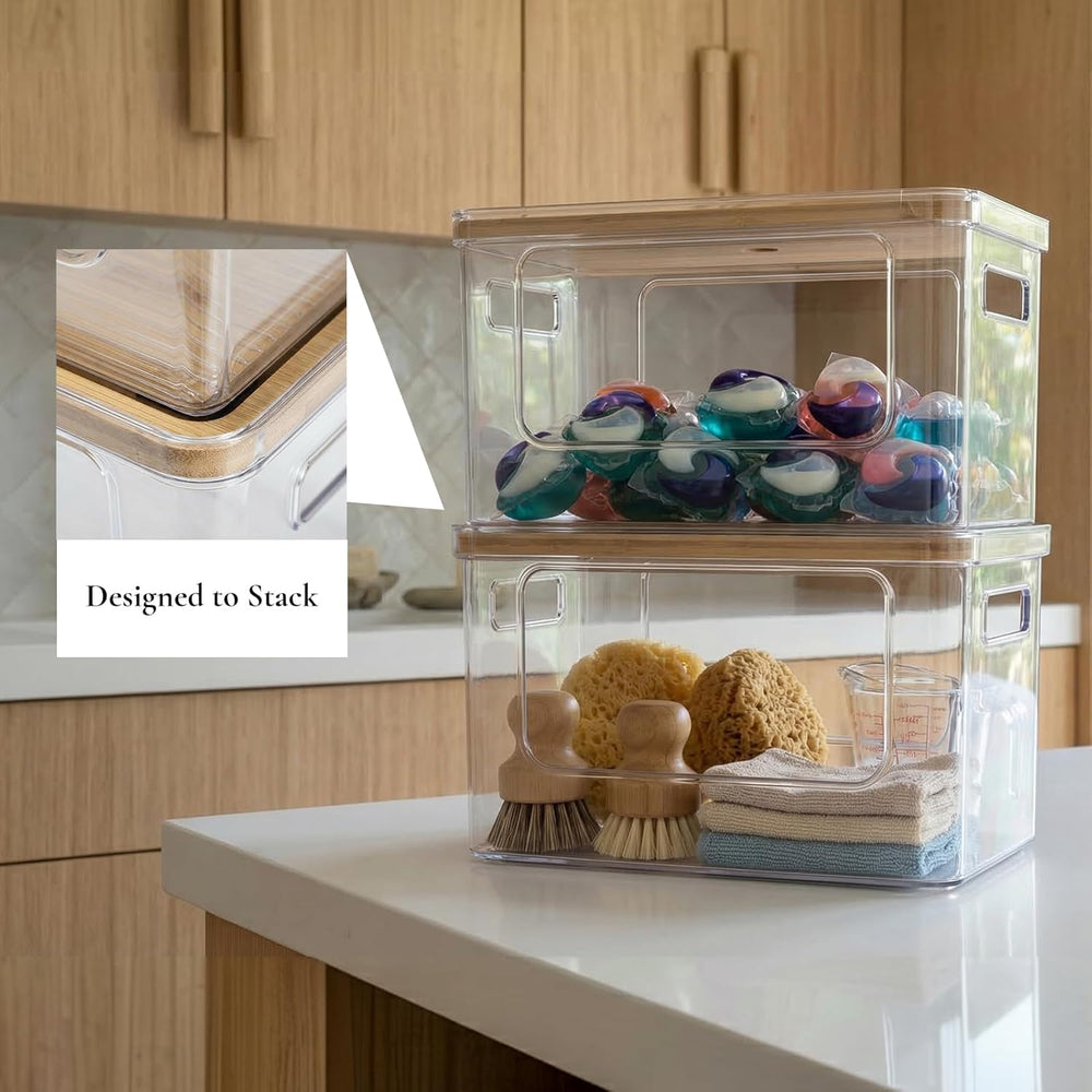 Hudgan Trash Bag Dispenser Under Sink, 2 in 1 Garbage Bag Holder Dishwasher P...