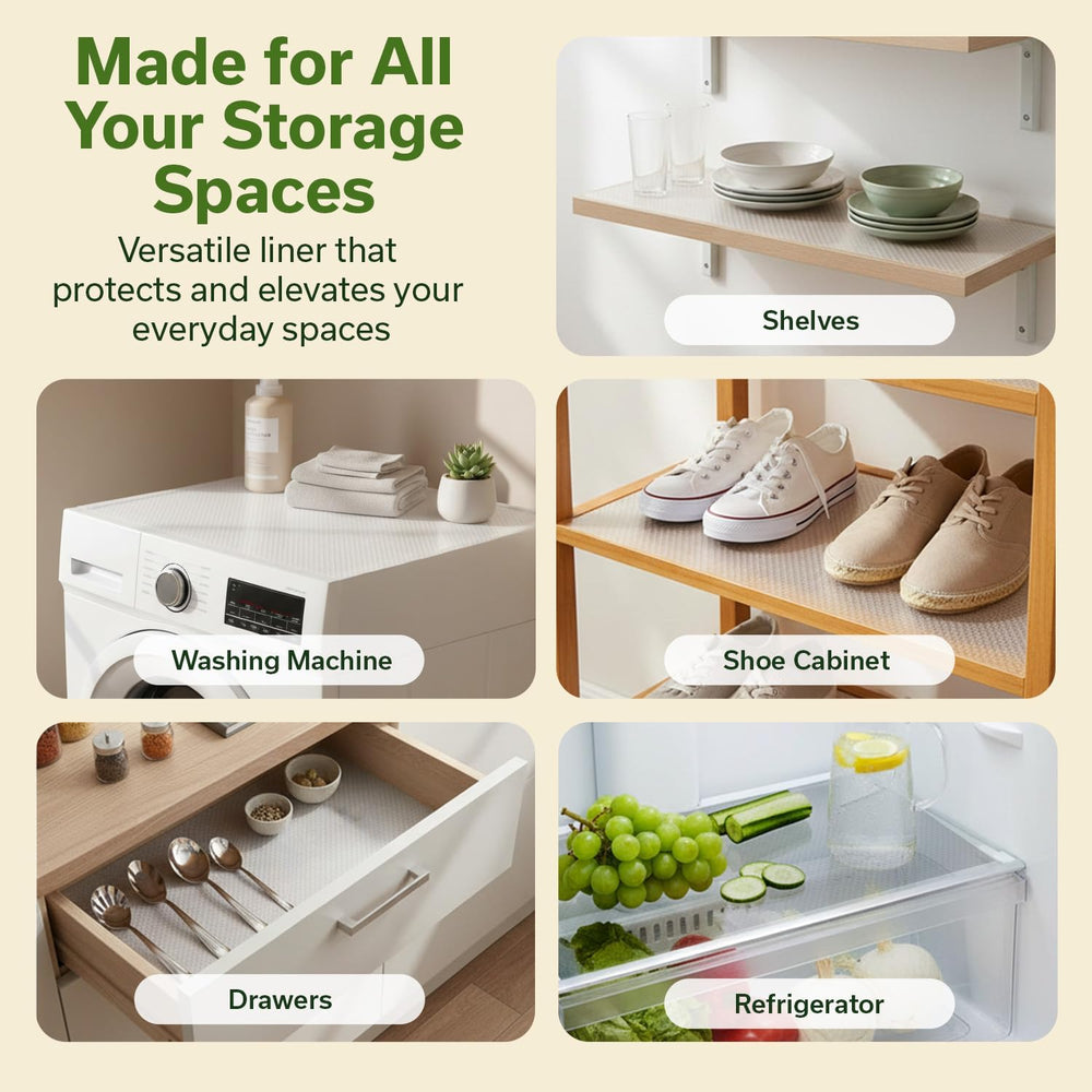 EVALAND Shelf Liner Cabinet Liner Non-Adhesive Drawer Liner 23.6 in x 20 FT