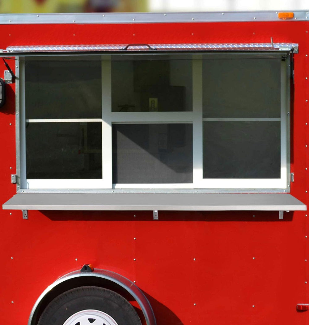 RecPro 72 Inch Concession Shelf | Drop Down Folding Shelf | Serving Food Shel...