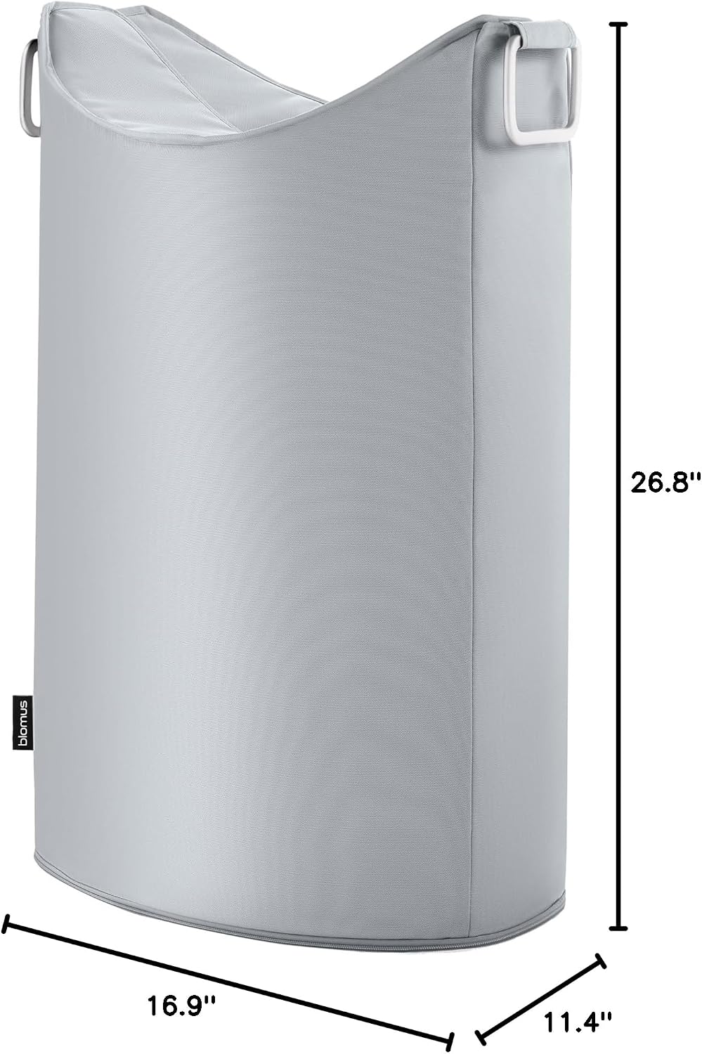 Blomus 65387 Laundry Bin, Silver
