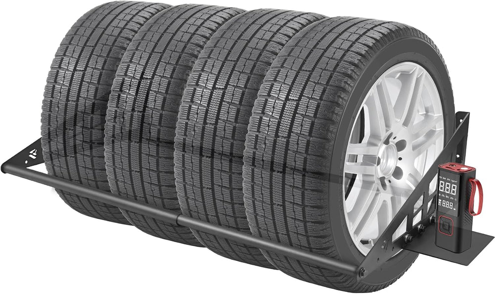JY PERFORMANCE Adjustable Wall Mounted Tire Rack, Fits 31"-56" Wide