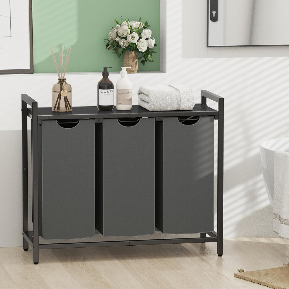 Laundry Hamper, Laundry Basket, Laundry Sorter with 2 Pull-Out and Removable ...