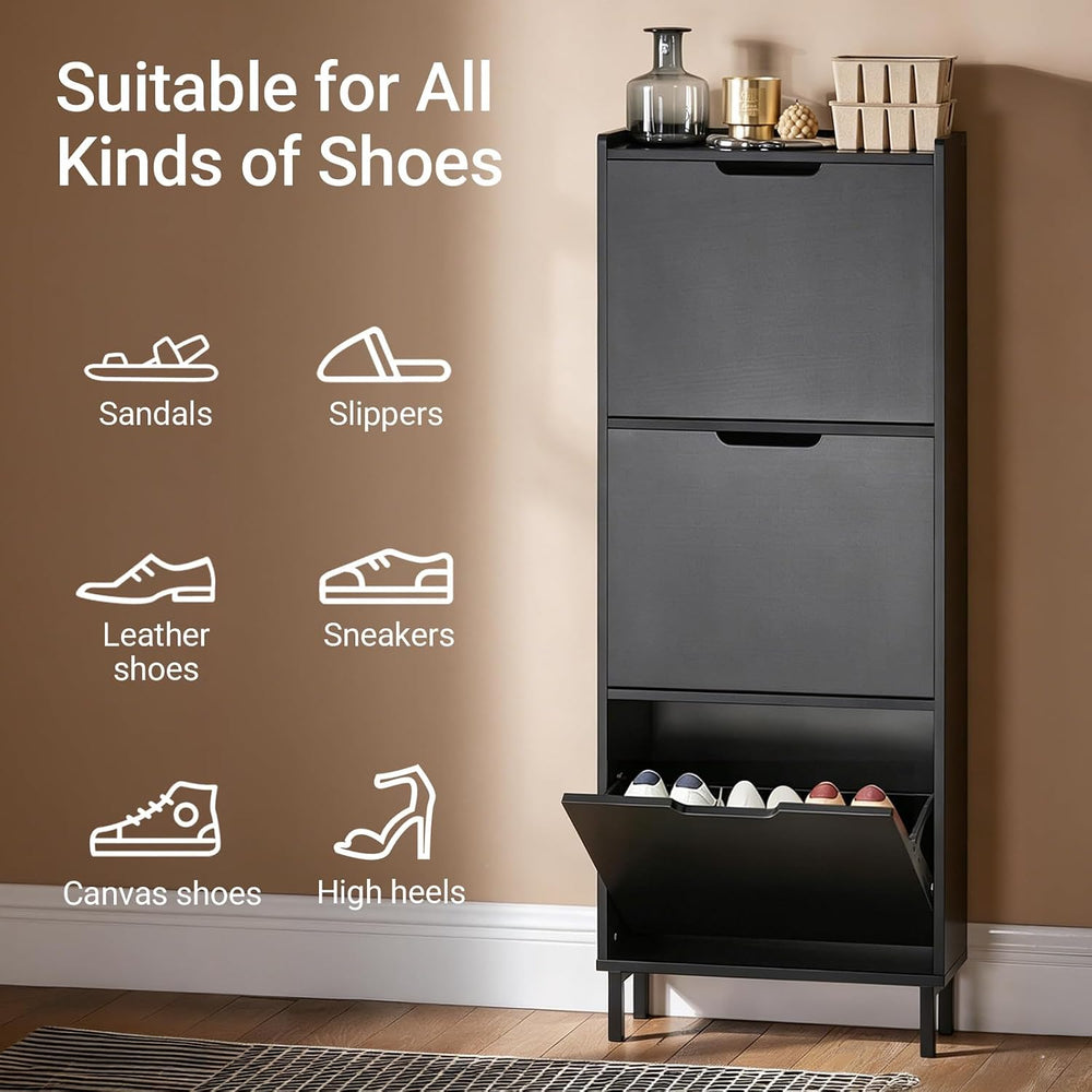 Haotian Slim Shoe Cabinet Entryway