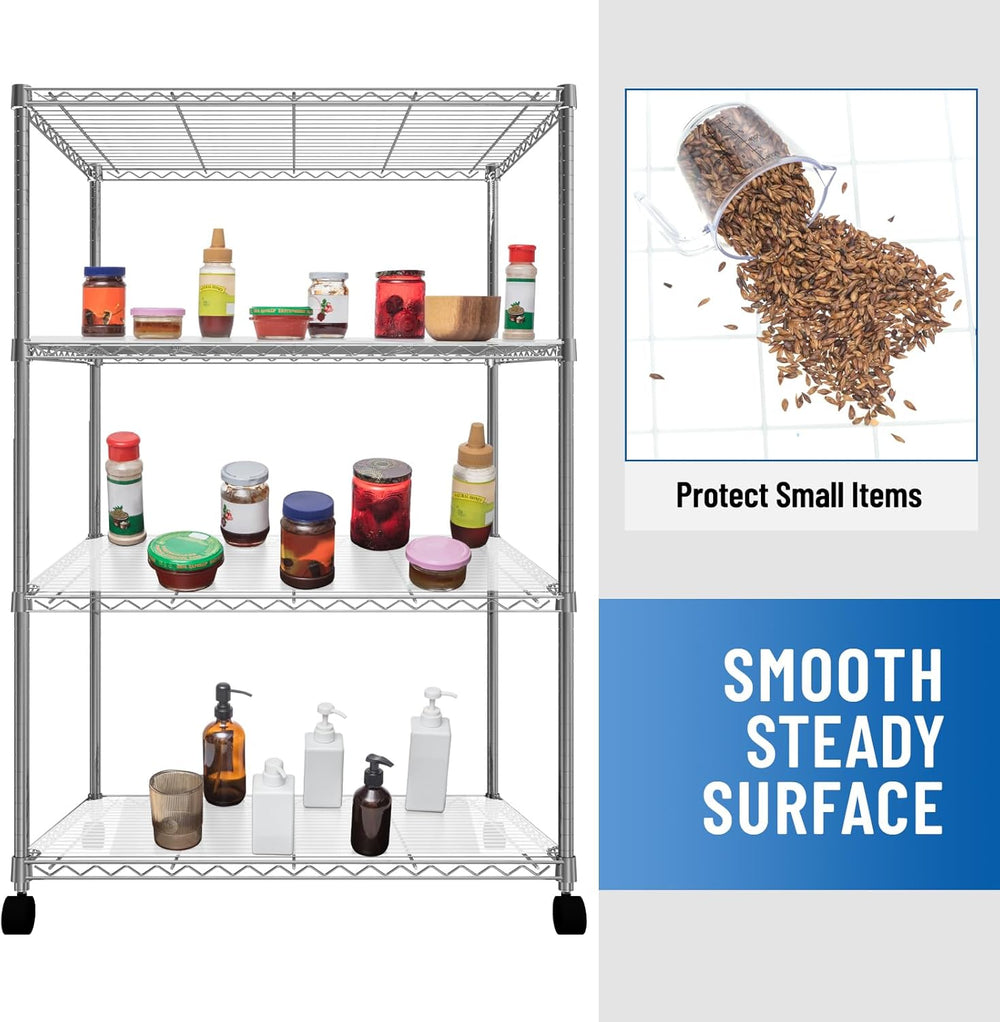Frienda Wire Shelf Liners,24 x 60 Inch,Clear,Set of 5