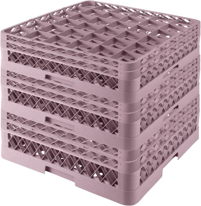 3 Packs 36 Compartment Base with 2 Extenders Commercial Cup Rack | Polypropylene Dish Drying Rack | Quitly Clean Divided Durable Dishwasher Rack for Restaurants Bar Hotel Kitchen