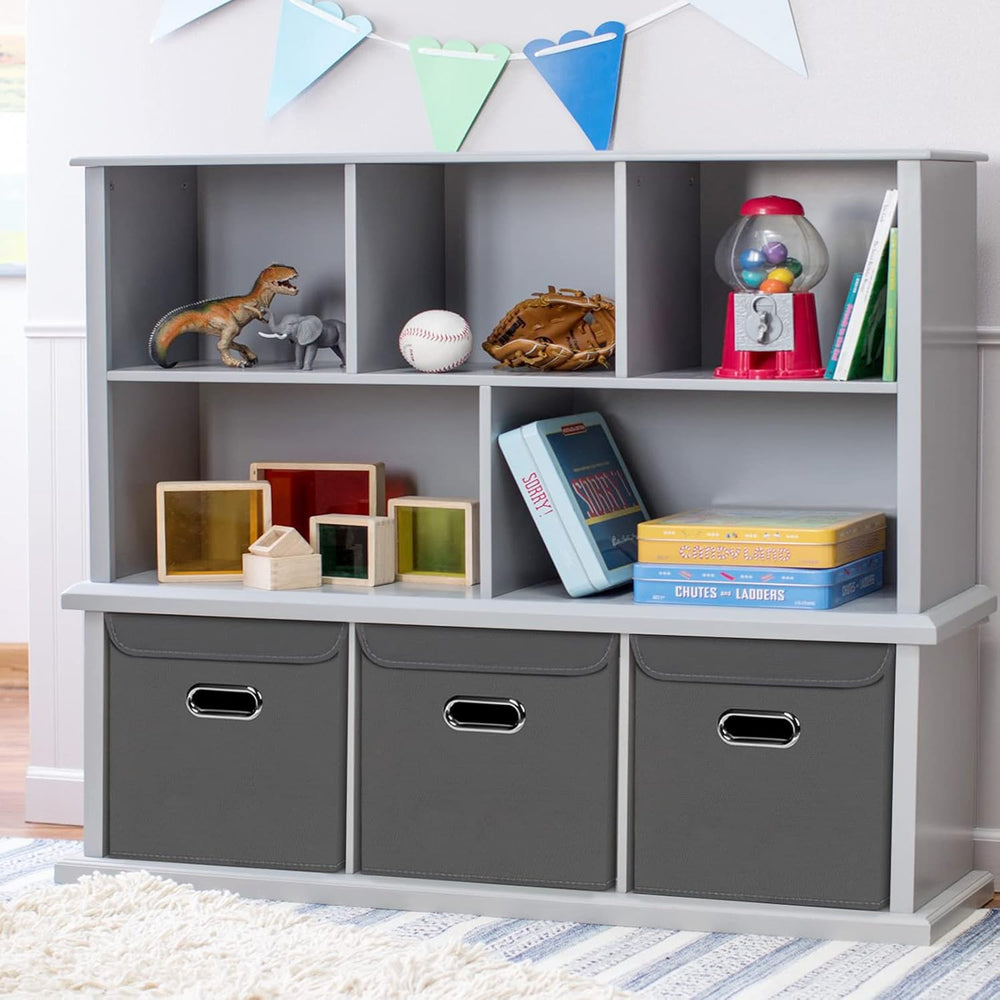 Closet Organizers Fabric Storage Bins With Lids Collapsible Cube Storage Orga...
