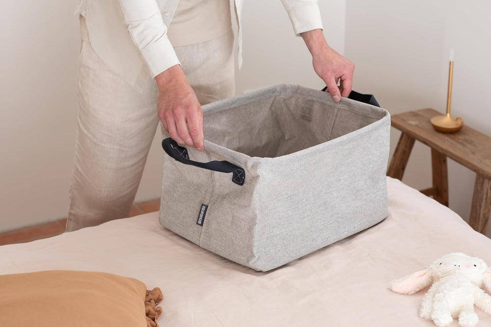 Brabantia - Foldable Laundry Basket - Compact Storage Box - Water Resistant C...