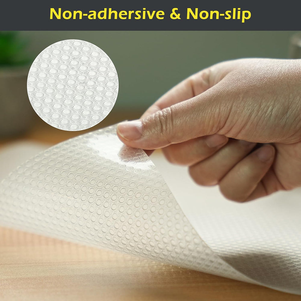 Shelf Liner, Refrigerator Liner, Drawer Liners for Kitchen Cabinet
