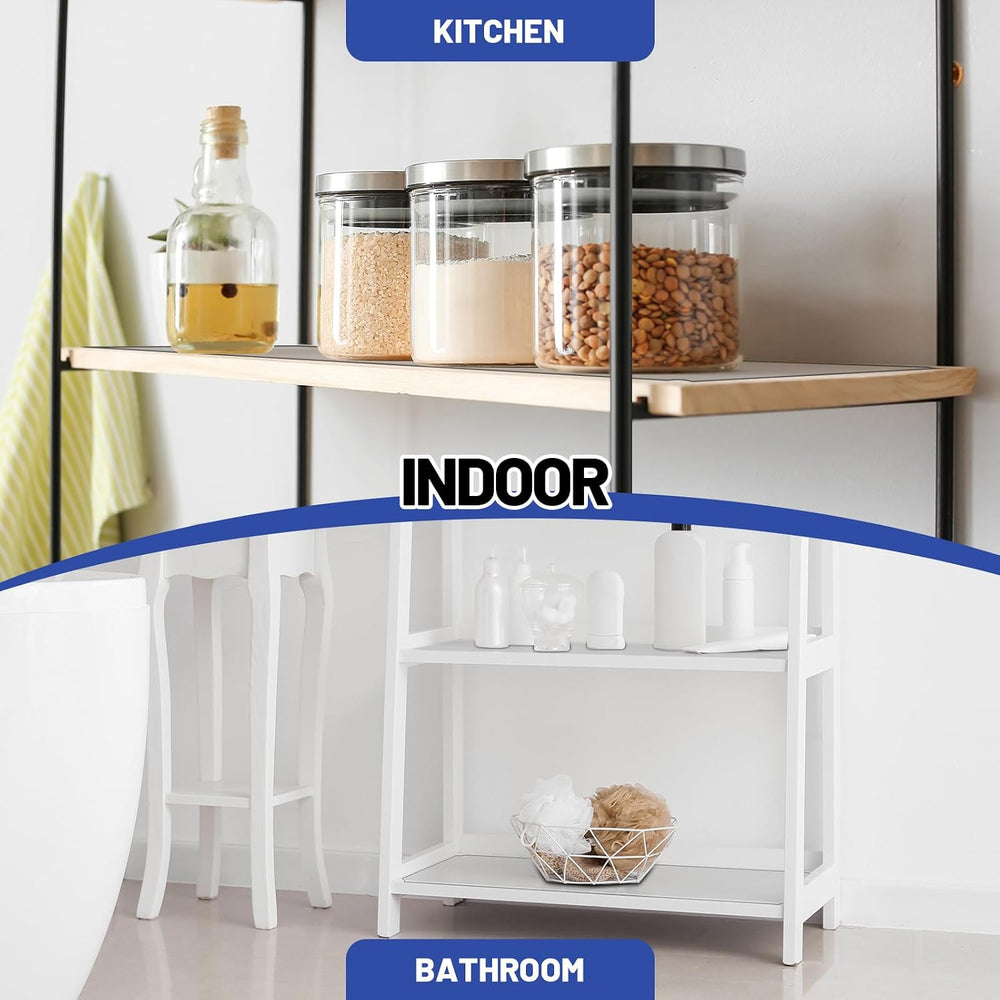Sliner 8 Pack 18 x 36 Inch Plastic Shelf Liners for Wire Shelving