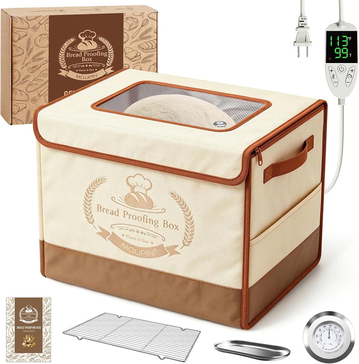 Folding Bread Proofing Box with 68-131℉ Temp Control for Sourdough