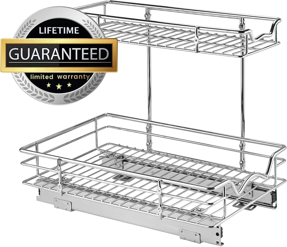HOLDN’ STORAGE Under Sink Organizers and Storage, 11" W x 18" D x 1...