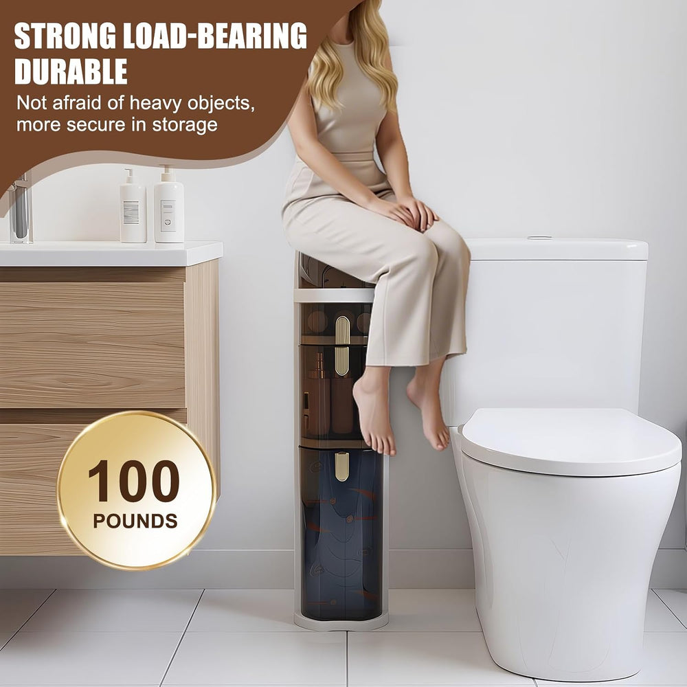 Narrow Gap Cabinet, Large Capacity, Waterproof, No Assembly