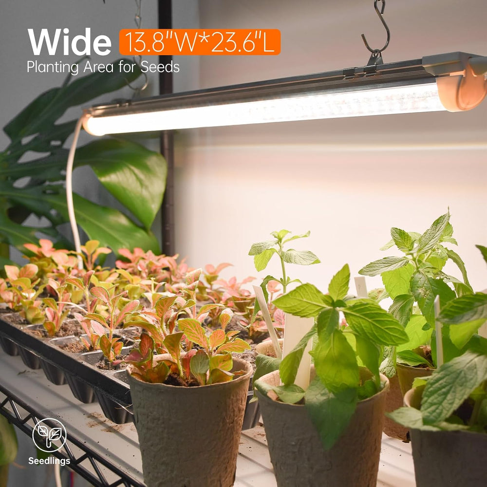 Plant Stand with Grow Light, 5-Tier Plant Shelf 23.5x13.8x59in