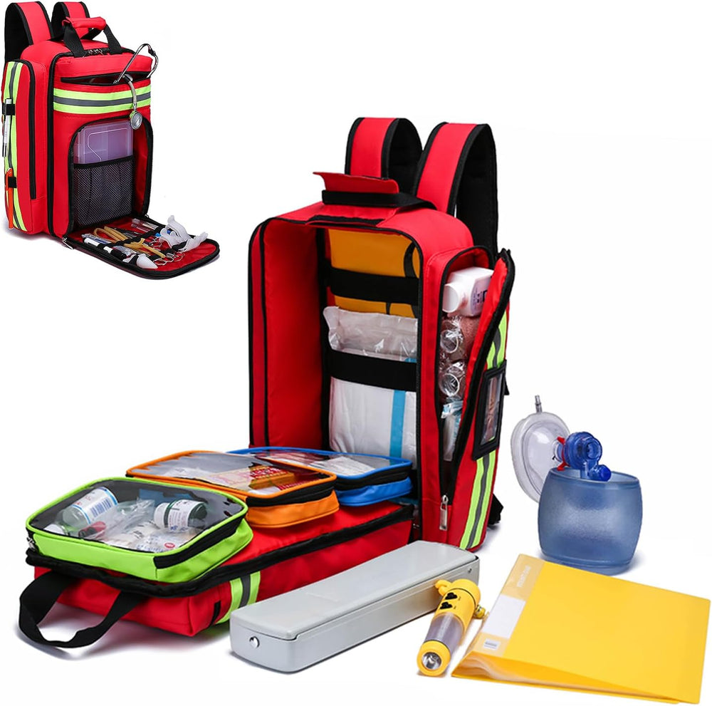 Medical Bag First Aid bag Medical Backpack,Medicine Bag,First Aid Backpack wi...
