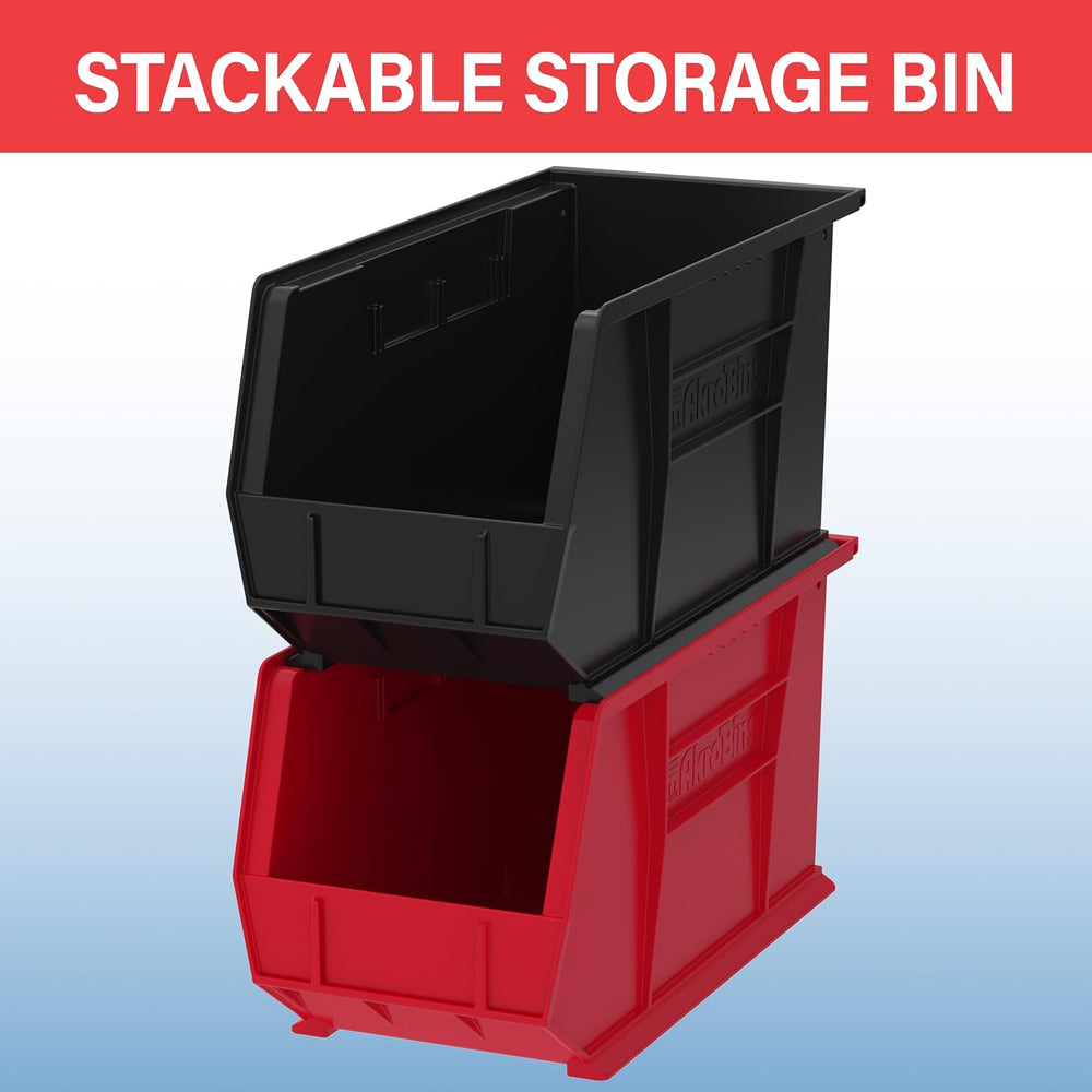 Akro-Mils 30265 AkroBins Plastic Storage Bins, 18"x8.25"x9", Y...