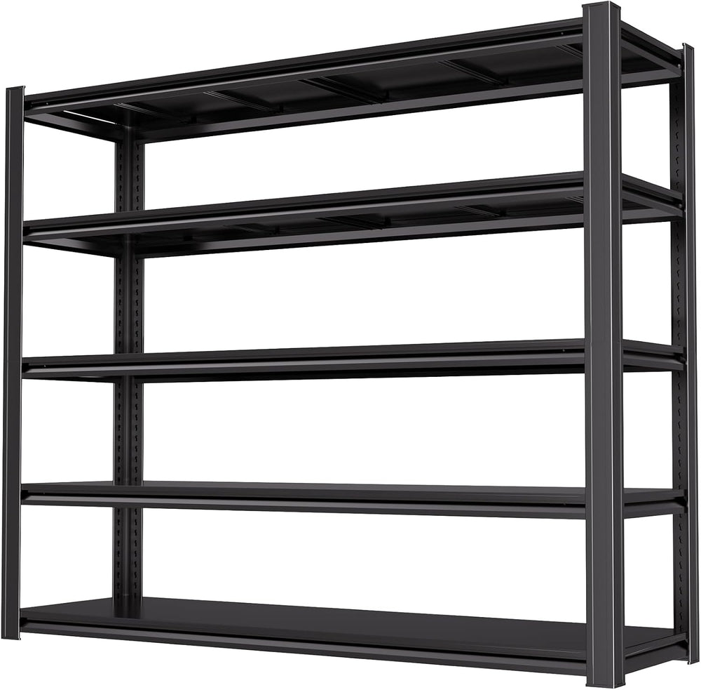 5-Tier Heavy Duty Garage Shelving, 5,000 lbs Capacity Adjustable Metal Storag...