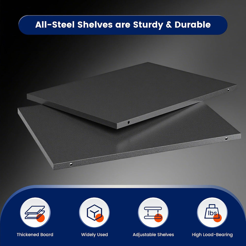 Yizosh Storage Shelves, 5000LBS Garage Shelving Unit, Metal Shelving Adjustab...