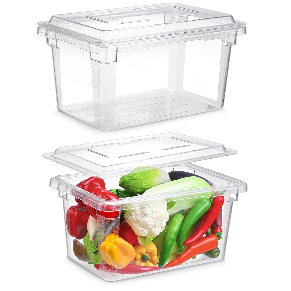 2 Pack 5 Gallon Polycarbonate Food Storage Containers with Lids