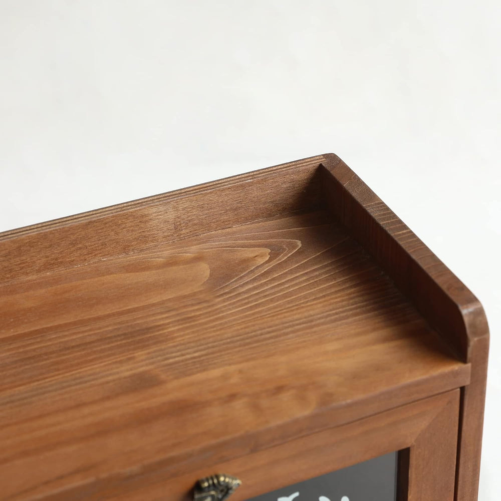 COLLECTIVE HOME - Storage Cabinet, Mini Countertop Cabinet, Wood Organizer fo...