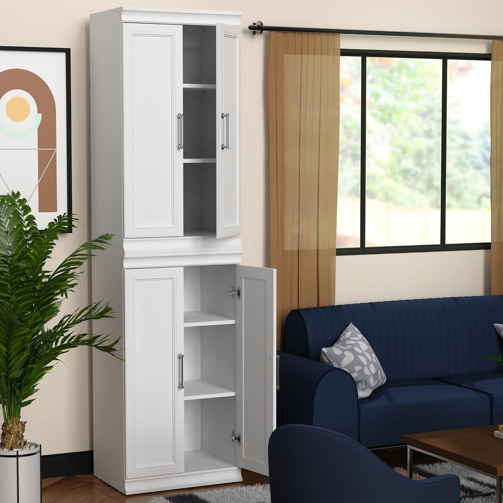 ClosetMaid Modular Storage 21.38-inch W 6-Shelf Wood Closet System with Doors...