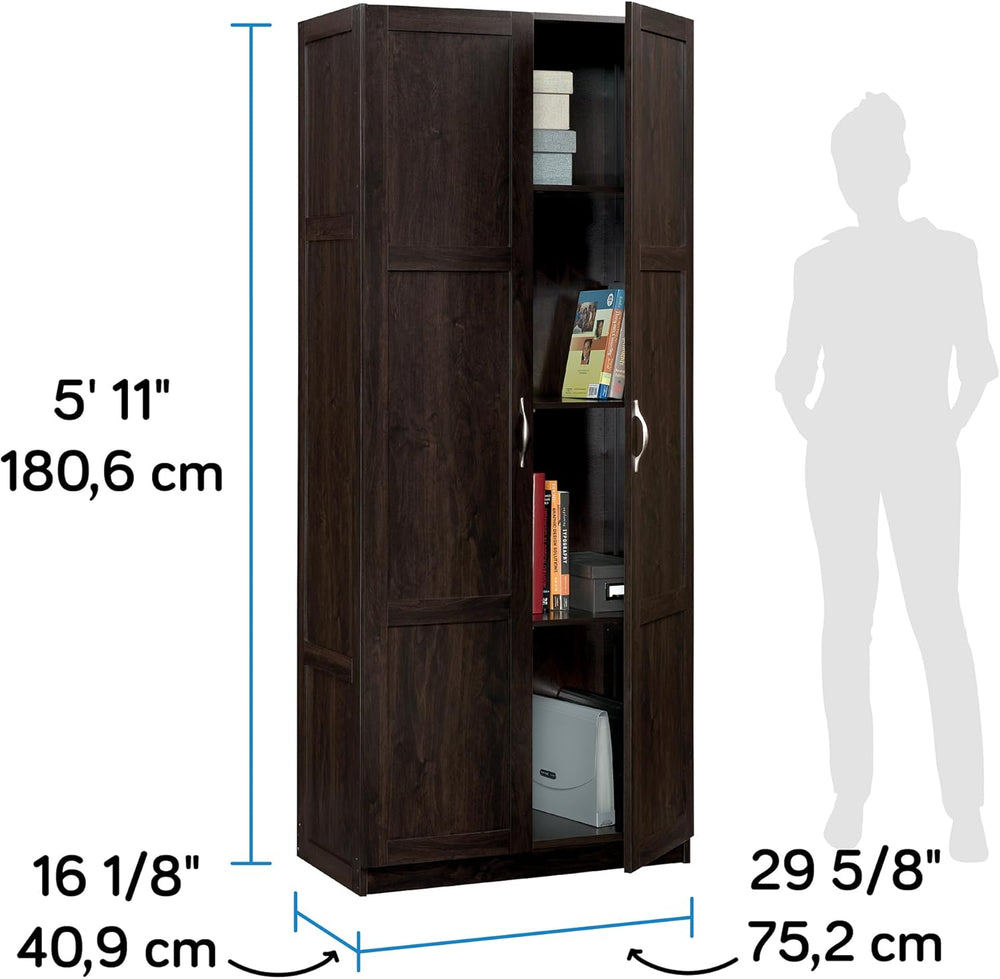 Sauder Storage Cabinet/ Pantry cabinets, 29.61 " x D: 16.02 " x H: ...