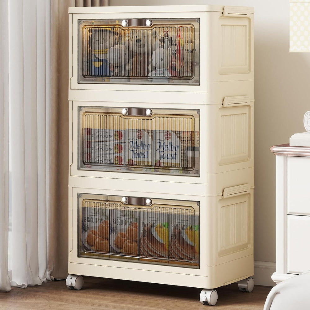 3 Tier - 34QT Storage Bins