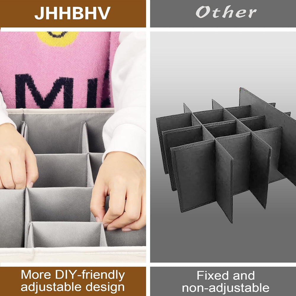 1 Pack Shoe Organizer for Closet with Adjustable Divider Shoe Storage Box
