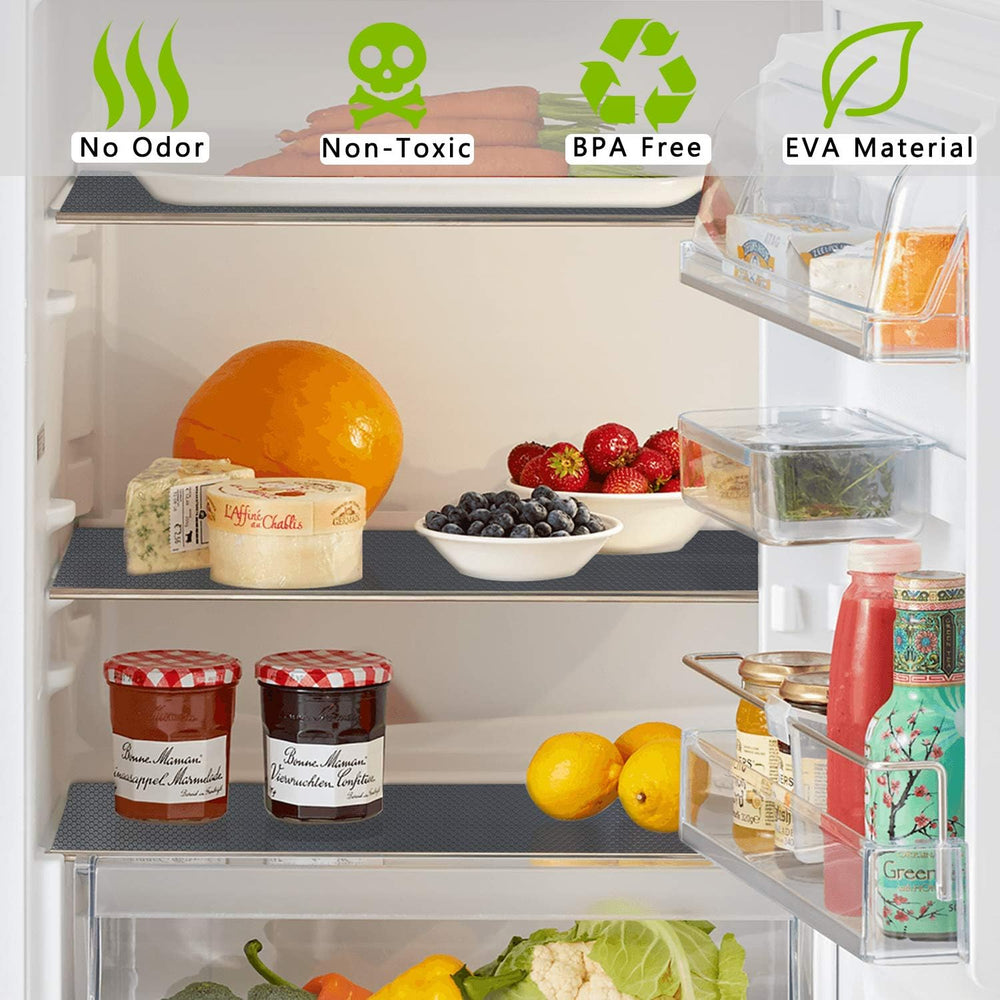 Shelf Liner Kitchen Cabinet Drawer Mats, 17.5"W x 393.7"L Non Adhes...