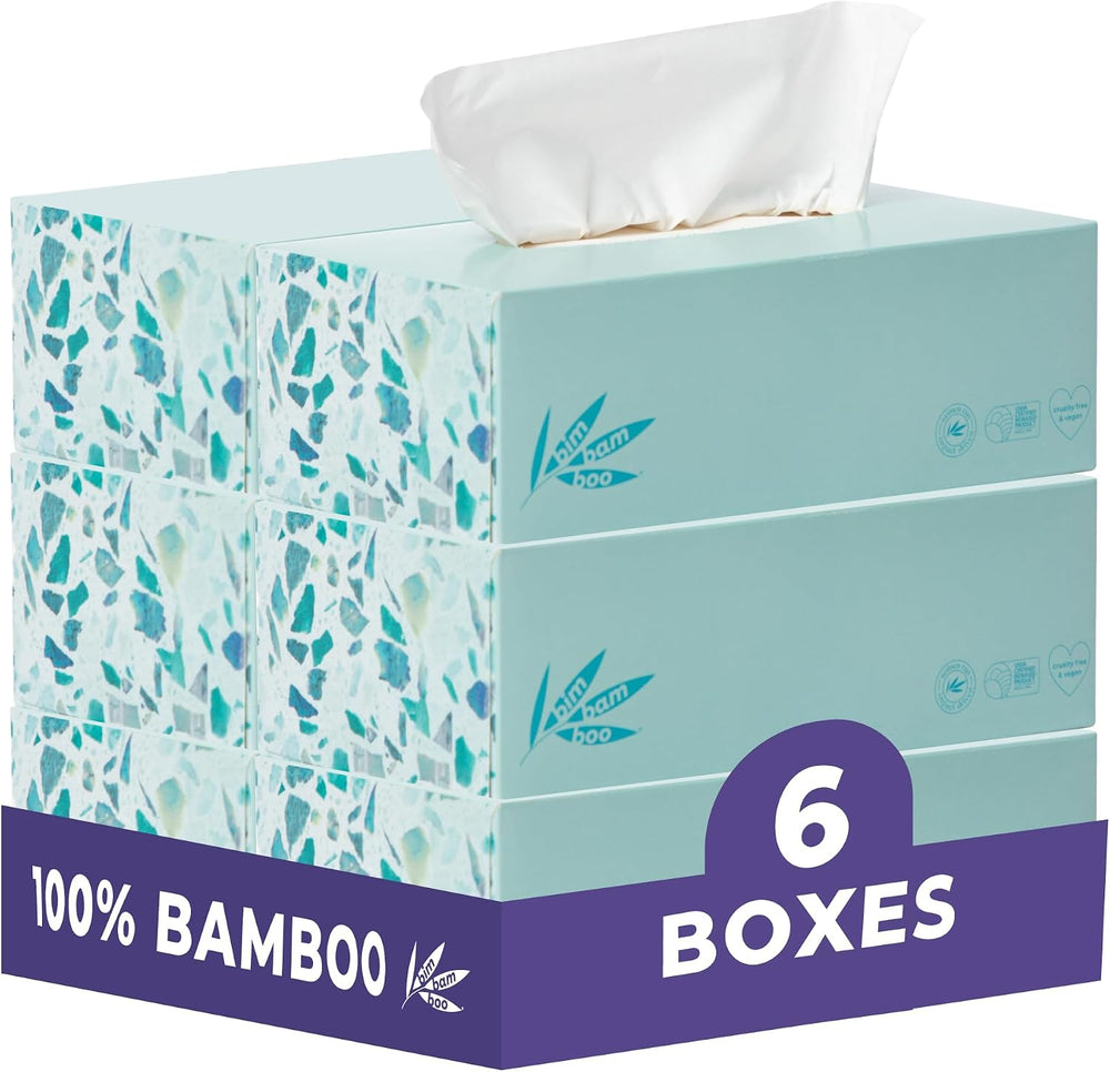 Bim Bam Boo | 3-Ply 115 Sheet/Package Facial Tissue 6 Pack