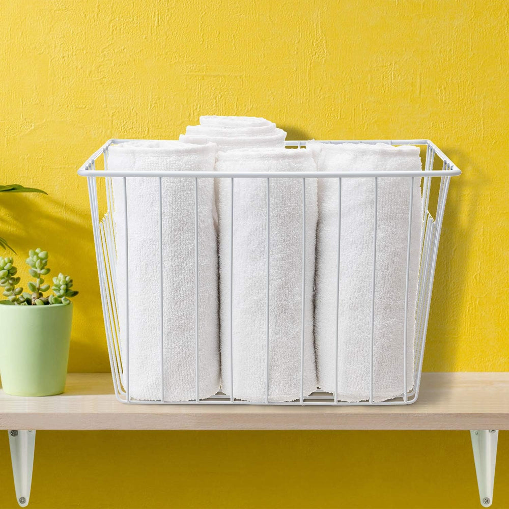 6 Pack Wire Storage Baskets for Organizing, Freezer Organizer Bins, Pantry Or...