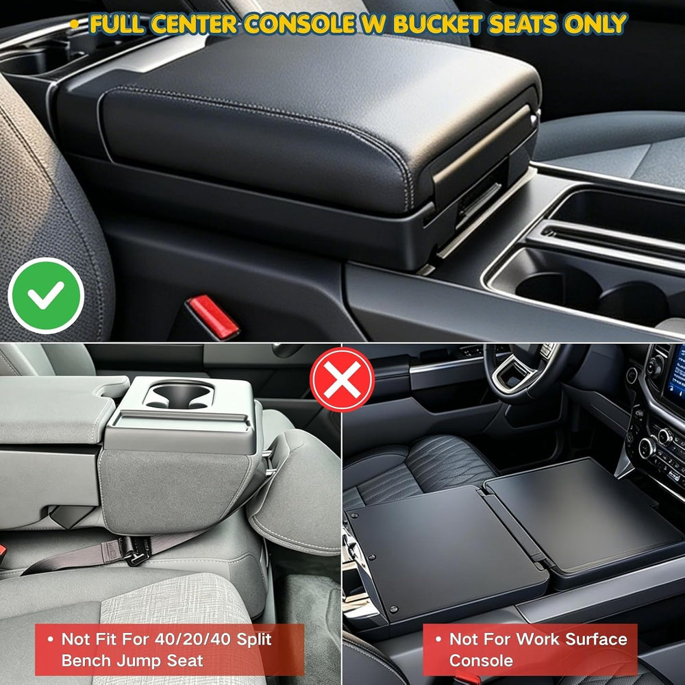 Center Console Organizer for 2023-2026 Ford F250-F550 Super Duty