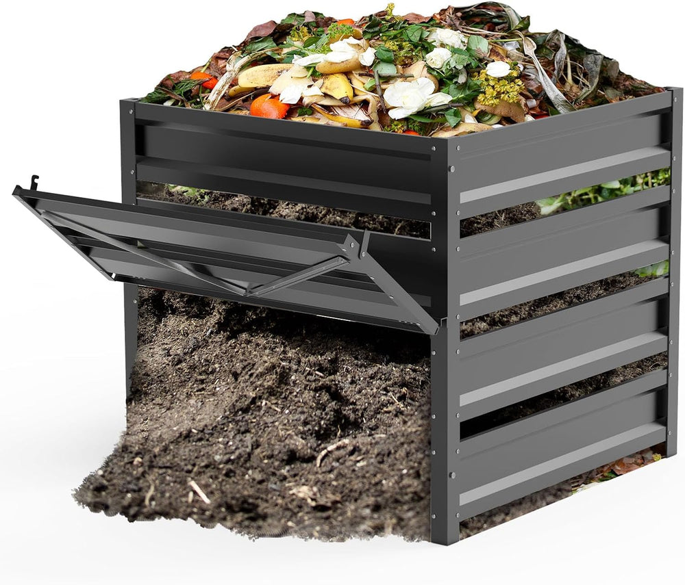 Compost Bin Outdoor -285 Gallon Metal Mesh Rust-Proof Coating Composter