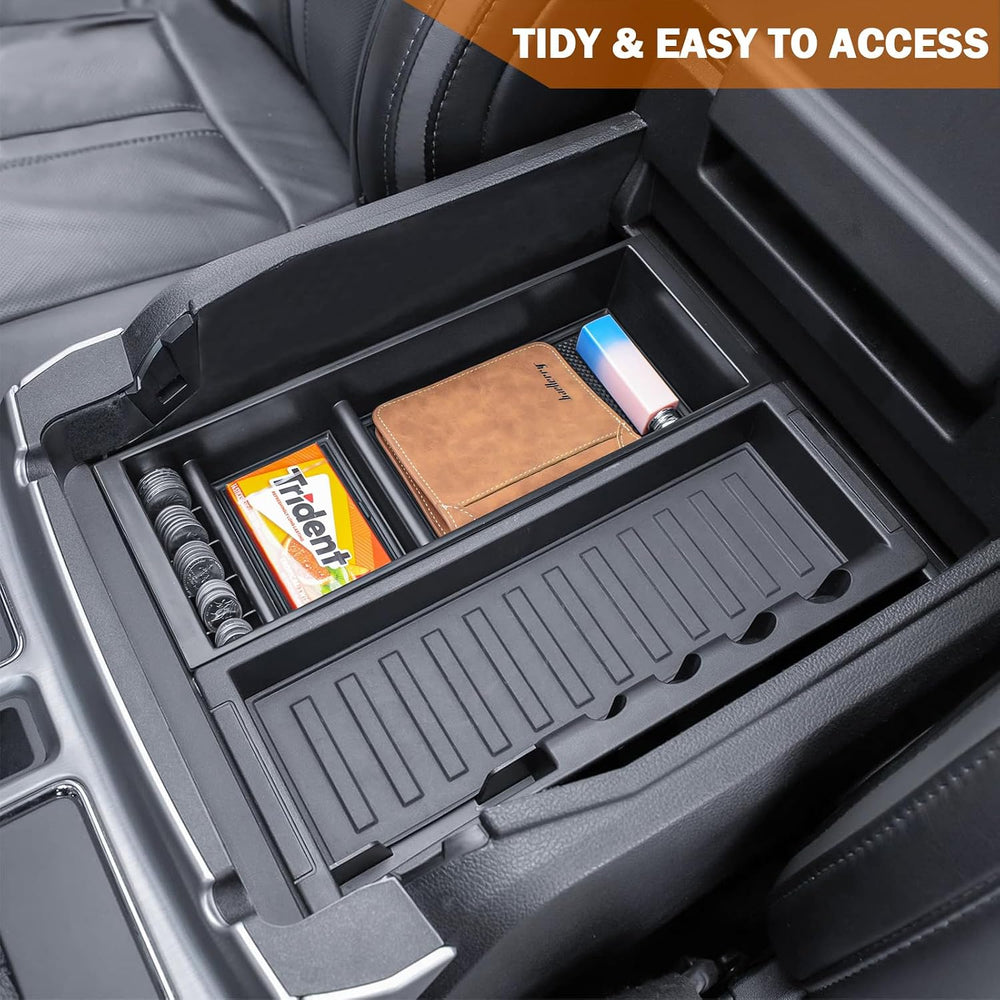 Center Console Organizer Dividers Compatible with 2015-2020 Ford F150 Accesso...