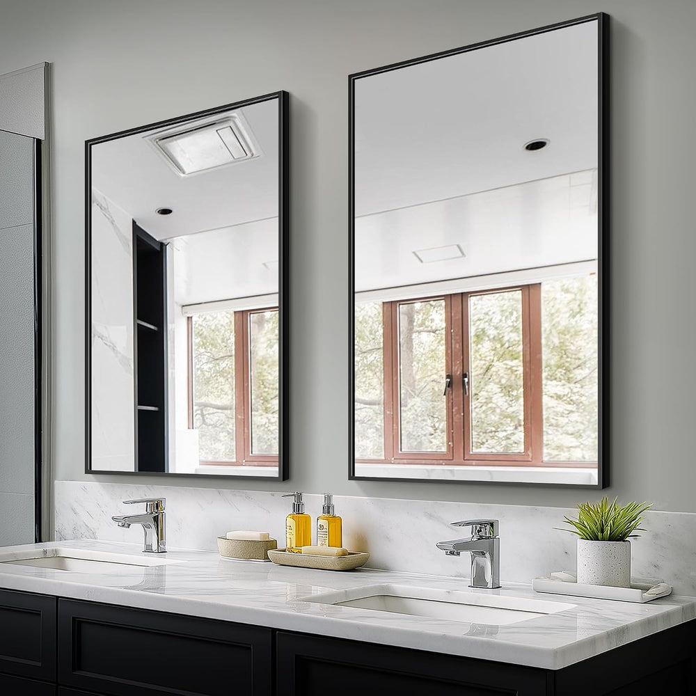 Bathroom Vanity Mirror for Wall 2Pack 36"x24" Bathroom Mirror for O...