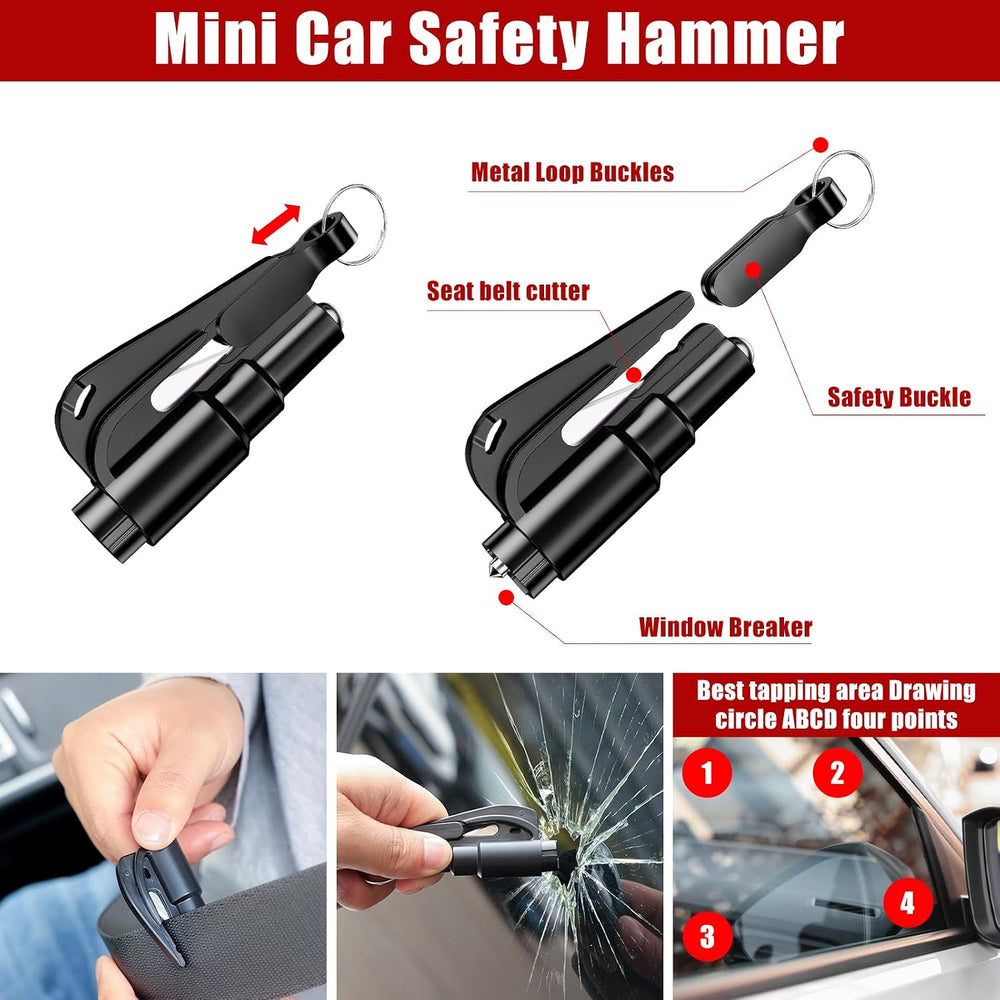 Car Roadside Emergency Kit, Car Safety Kit Portable Vehicle Kits for Emergenc...