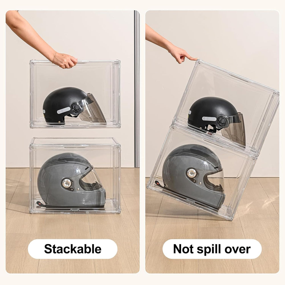 4 Pack XXX-Large Clear Display Case 17.7" x 13" x 13" Extra La...