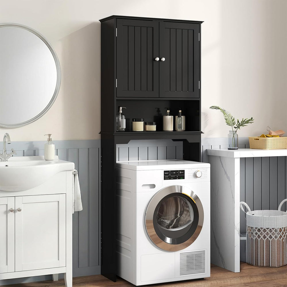 DUMOS Over the Toilet Storage Cabinet with Double Doors, Bathroom Storage