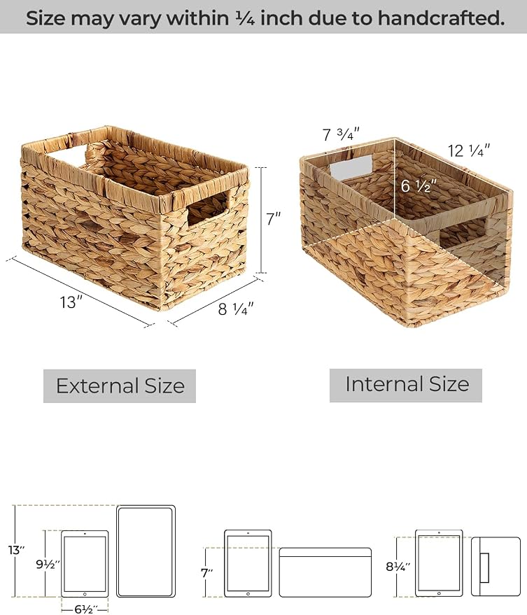 StorageWorks Wicker Basket, Baskets