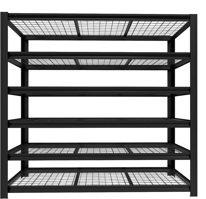 Garage Shelving, Heavy Duty Storage Shelves Metal Shelf Unit Adjustable Industrial Storage Racks for Shop,Warehouse,Basement (84 * 55 * 24)