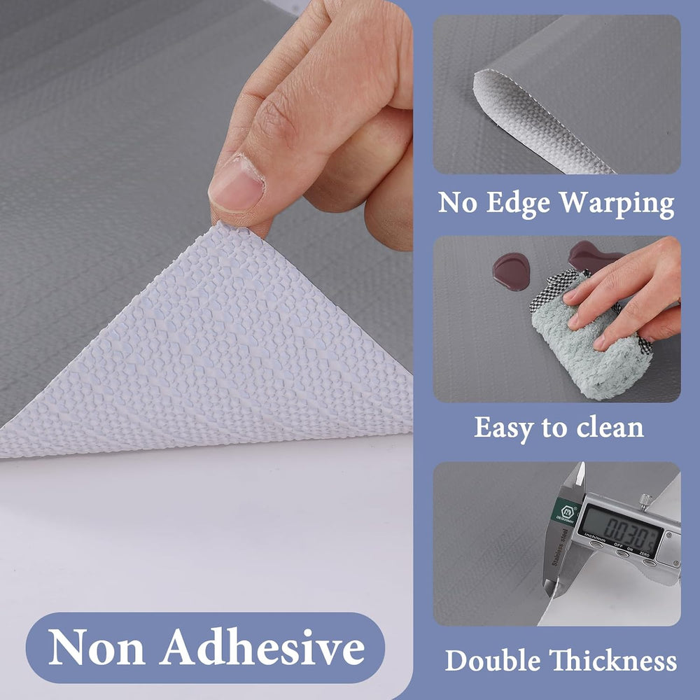 Drawer and Shelf Liner for Kitchen Cabinet: 17 in X 20 Ft Non Slip