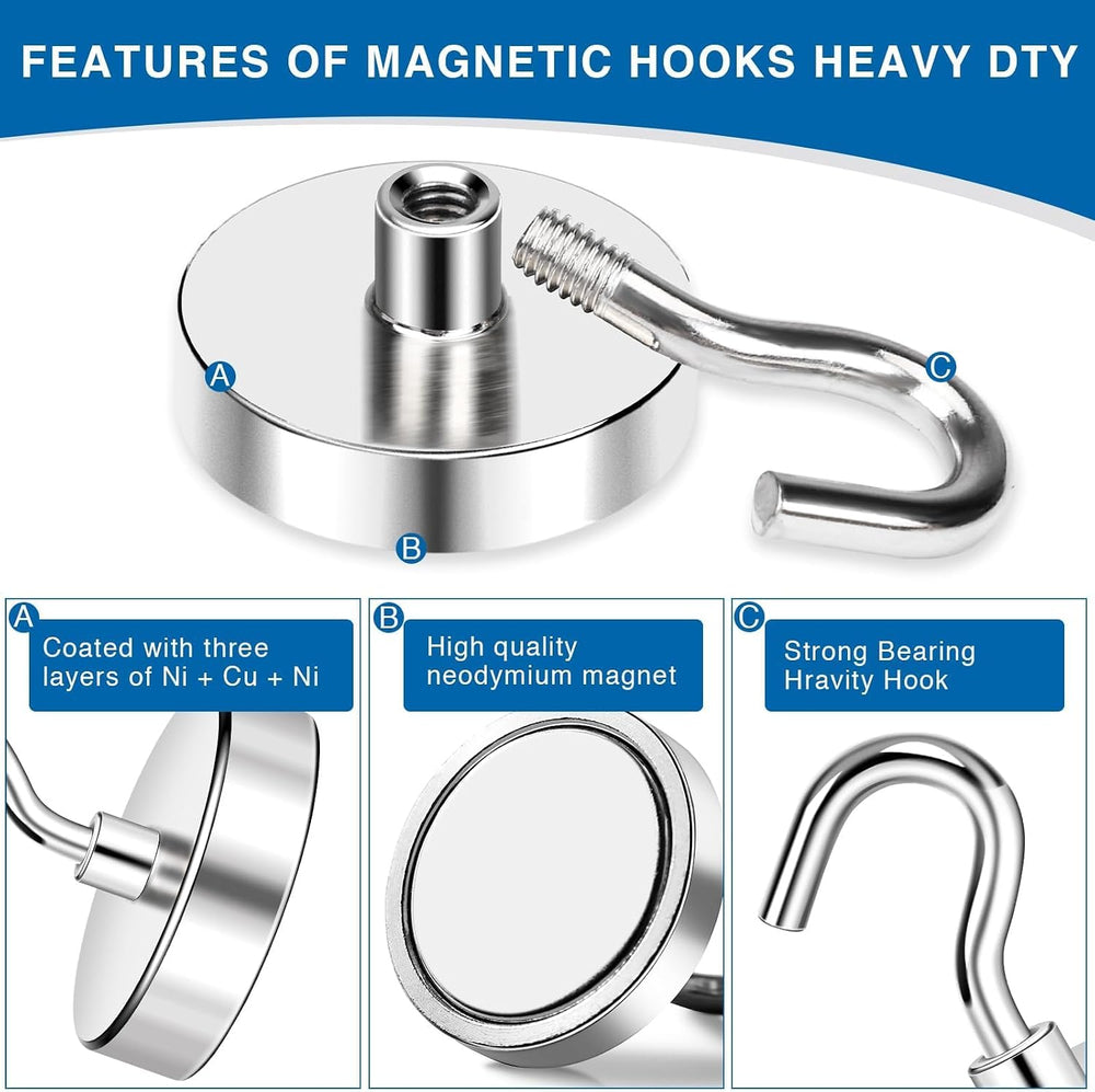 LOVIMAG Magnetic Hooks for Cruise Essentials 2026 Cabins Door 25 P - 170LBS