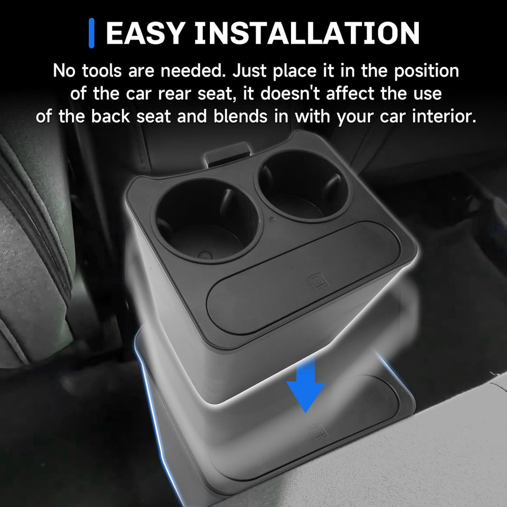 SXCY for 2025 2026 Ford Maverick Car Trash Can Cupholder Organizer