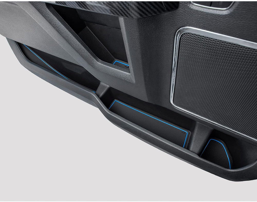 Cup Holder Door Pocket Inserts for Ford F150 2015-2020 Blue